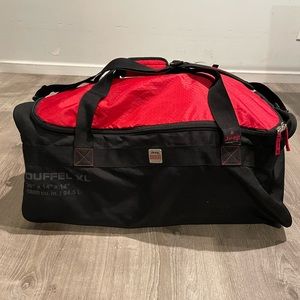 JEEP Authentic Sport Gear Travel Equipment Duffle Bags Red Duffel
